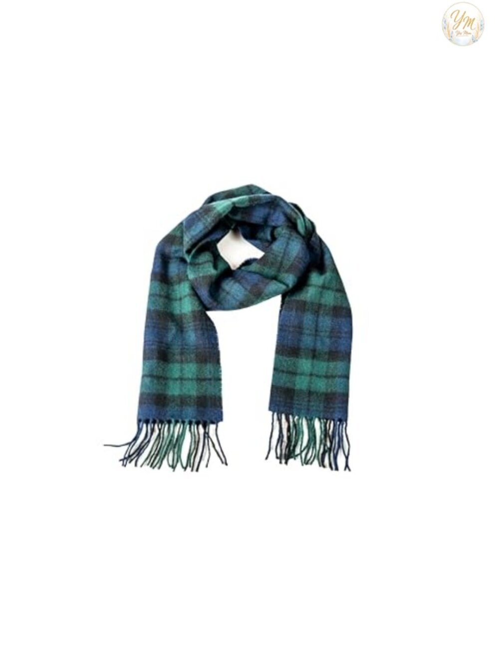100% Lambswool Tartan Plaid Wool Scarf - Long Scottish Winter Unisex
